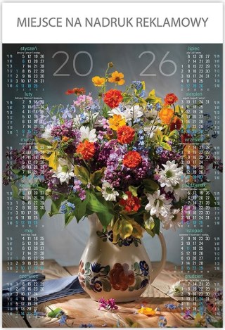 Telegraph Kalendarz ścienny BUKIETY plakatowe 670mm x 988mm Telegraph (16)