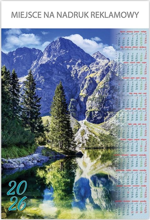 Telegraph Kalendarz ścienny KLIF plakatowy 670mm x 988mm Telegraph (03)