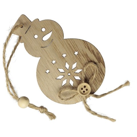 Titanum Ozdoba drewniana Craft-Fun Series zawieszka bałwanek Titanum (20HY0402-78)