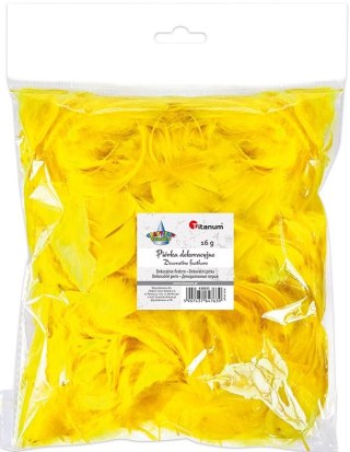 Titanum Piórka Craft-Fun Series żółty Titanum