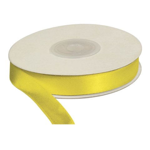Titanum Wstążka Craft-Fun Series satynowa 12x25 [mm x m] żółta Titanum (12/25/143)