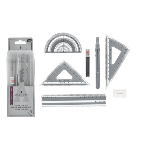 Academy Komplet geometryczny SMART 7 elemantów 7 el. Academy