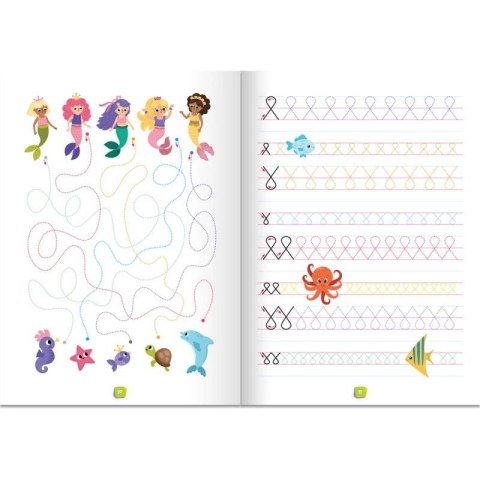 Aksjomat Książka dla dzieci Piszę i zmazuję. Rysuję szlaczki z pisakiem Aksjomat