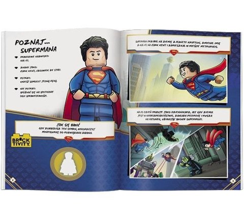 Ameet Książeczka edukacyjna LEGO® DC Super Heroes™. Superman rusza na pomoc Ameet (LNC 6462)