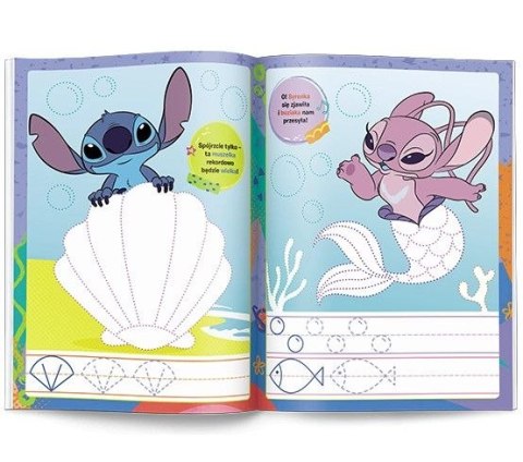 Ameet Książeczka edukacyjna Stitch. Rysujemy Szlaczki Ameet (KSS 9115)