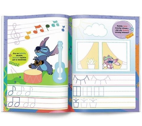 Ameet Książeczka edukacyjna Stitch. Rysujemy Szlaczki Ameet (KSS 9115)