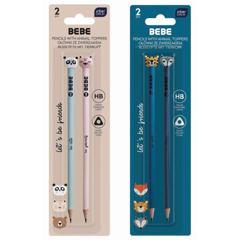 Bebe Ołówek BB FRIENDS Girls HB Bebe (2szt)