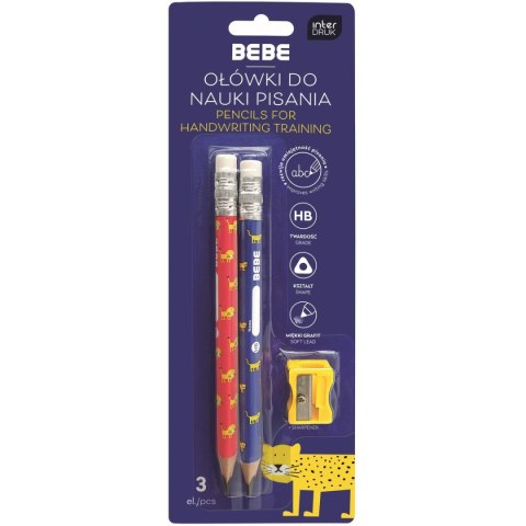 Bebe Zestaw piśmienniczy BEBE KIDS 2 szt jumbo + temerówka Bebe