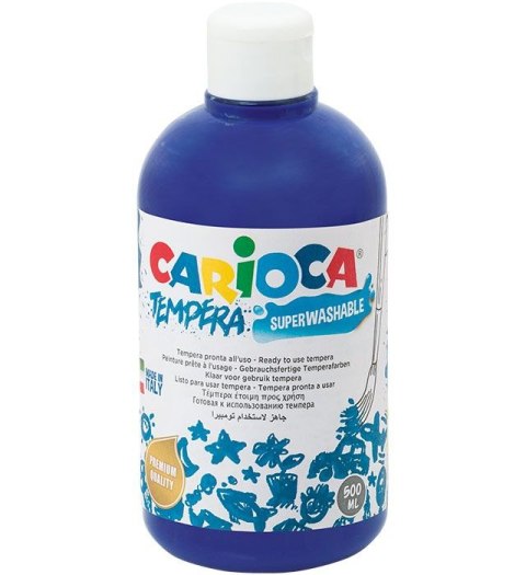 Carioca Farba tempera kolor: granatowy 500ml 1 kolor. Carioca (KO027/17)