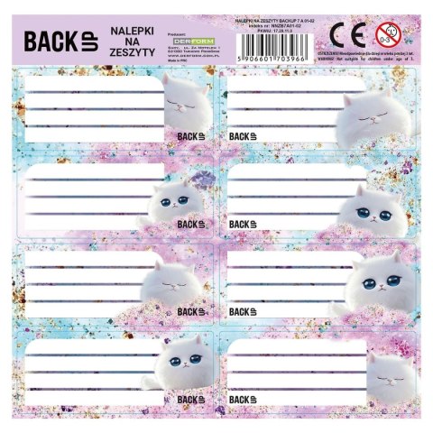 Derform Naklejka na zeszyt Backup 7 Derform (NNZB7A01)