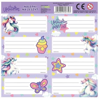 Derform Naklejka na zeszyt Jednorożec Derform (NNZJR16)