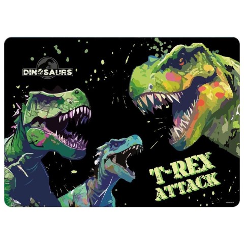 Derform Podkład na biurko Dinozaur mix karton pokryty folią Derform (PLADN20)