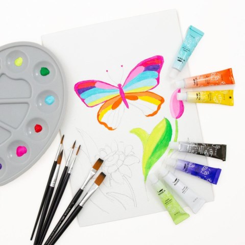 Kidea Farby akwarelowe 12ml 12 kolor. Kidea (FAA12KA)