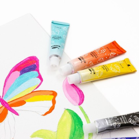 Kidea Farby akwarelowe 12ml 12 kolor. Kidea (FAA12KA)