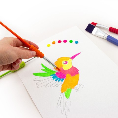 Kidea Farby akwarelowe Neonowe 12ml 12 kolor. Kidea (FAAN12KA)