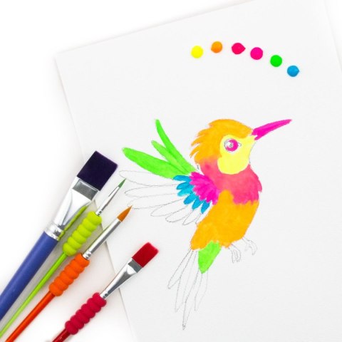 Kidea Farby akwarelowe Neonowe 12ml 12 kolor. Kidea (FAAN12KA)