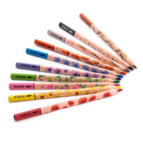 Kidea Kredki ołówkowe 12 kol. Kidea (KTJK10KKA)