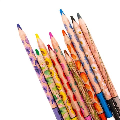 Kidea Kredki ołówkowe 12 kol. Kidea (KTJK10KKA)