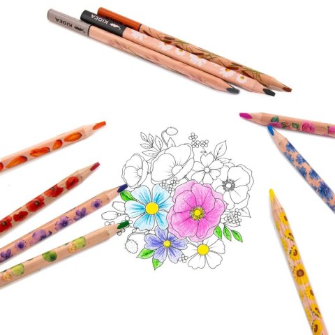 Kidea Kredki ołówkowe 12 kol. Kidea (KTJK10KKA)