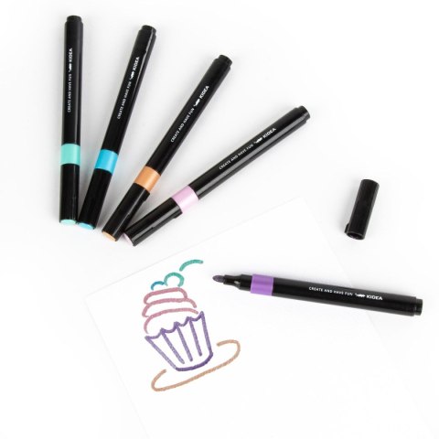 Kidea Marker permanentny wkład mix okrągła końcówka Kidea (MMA5KA)