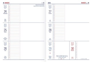 Telegraph Kalendarz książkowy (terminarz) TENO IMPRESS notesowy 145mm x 194mm Telegraph (N1)