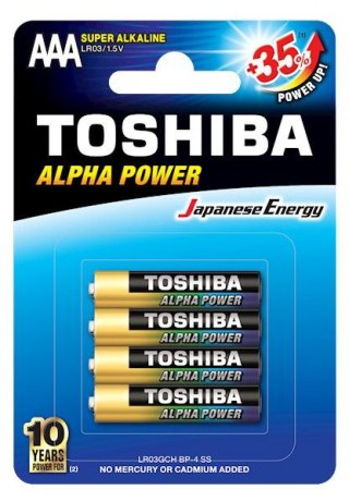 Toshiba Baterie Alpha Power LR03 Toshiba (BT1910)