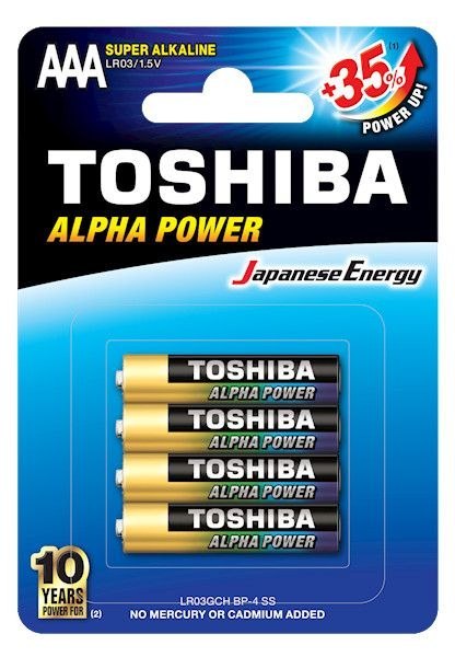 Toshiba Baterie Alpha Power LR03 Toshiba (BT1910)