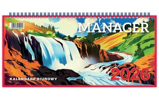 Wydawnictwo Telegraph Kalendarz biurkowy MANAGER biurkowy 320mm x 150mm Wydawnictwo Telegraph