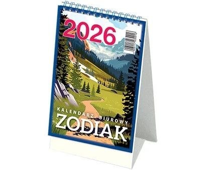Wydawnictwo Telegraph Kalendarz biurkowy Zodiak stojący 118mm x 193mm Wydawnictwo Telegraph