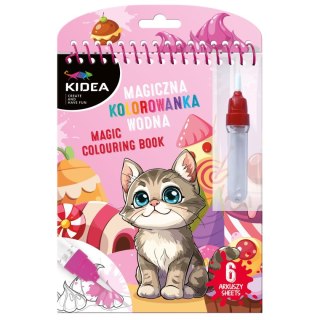 Derform Kolorowanka kotki MAGICZNA WIELORAZOWA KOLOROWANKA WODNA Derform (MWKWPKA)