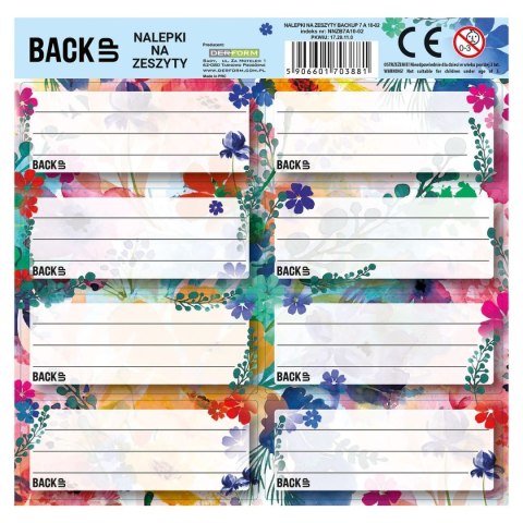 Derform Naklejka na zeszyt Backup 7 Derform (NNZB7A10)