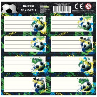 Derform Naklejka na zeszyt Piłka Derform (NNZPI20)