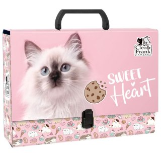 Derform Teczka z szerokim grzbietem na klips Cleo i Frank A4 różne Derform (TRGCF45)