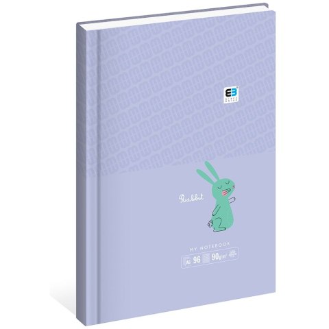 Interdruk Brulion Black & Blue A6 96k. 80g krata Interdruk (BRA6BBP)