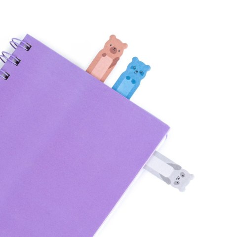 Kidea Notes samoprzylepny (karteczki) Misie mix Kidea (KASMKA)