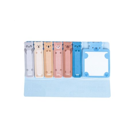 Kidea Notes samoprzylepny (karteczki) Misie mix Kidea (KASMKA)