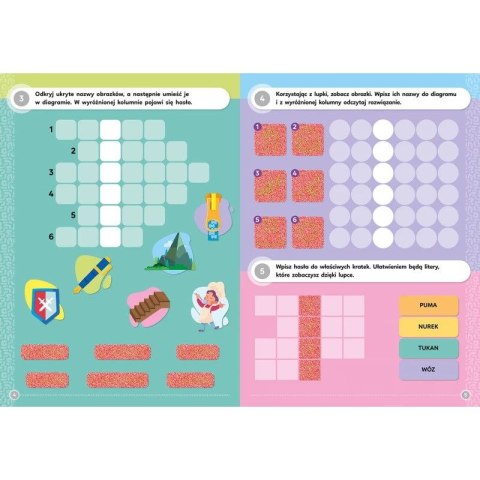 Aksjomat Książka dla dzieci Krzyżówki ortograficzne. Aksjomat
