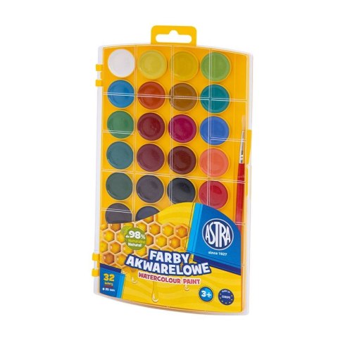 Astra Farby akwarelowe z eurozawieszką 36 kolor. Astra (302023002)