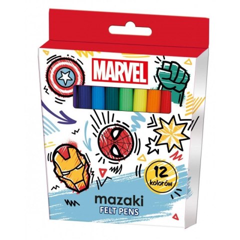 Beniamin Flamaster AVENGERS 12 kol. Beniamin (114136)