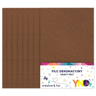 Interdruk Filc kolor: brązowy 8 ark. [mm:] 210x297 Interdruk (IFILCBRĄZ)