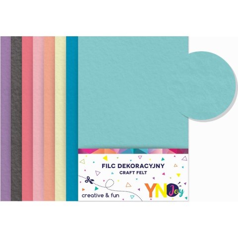 Interdruk Filc kolor: mix 5 ark. [mm:] 200x297 Interdruk (IFILCPAS)