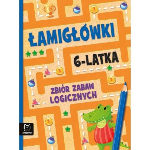 Książka dla dzieci Łamigłówki 6-latka. Zbiór zabaw logicznych