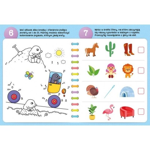 Książka dla dzieci Łamigłówki 6-latka. Zbiór zabaw logicznych