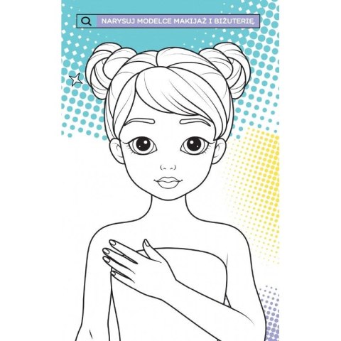 Książka dla dzieci Supermodelki z naklejkami. Kolorowanka przyjaciółki zwierząt