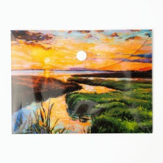 Narcissus Teczka plastikowa na zatrzask Rzeka Vista A6 mix 28 mic. Narcissus