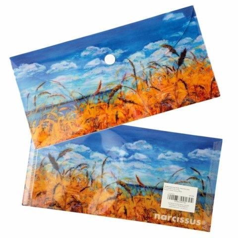 Narcissus Teczka plastikowa na zatrzask Rzeka Vista DL mix 28 mic. Narcissus