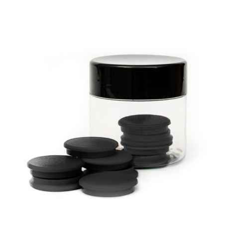 Tierra Magnes czarny czarny śr. 30mm Tierra 10 sztuk