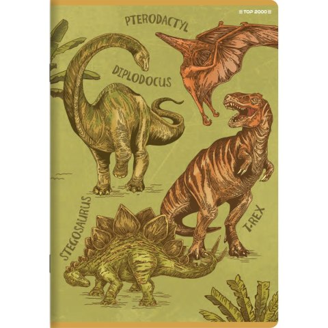 Top 2000 Zeszyt DINO/SPRING A5 60k. 70g linia Top 2000 (400169406)