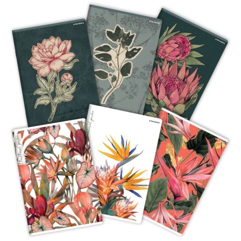 Top 2000 Zeszyt FLOWERS A4 60k. 70g krata Top 2000 (400169430)