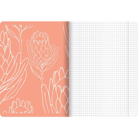 Top 2000 Zeszyt FLOWERS A4 60k. 70g krata Top 2000 (400169430)